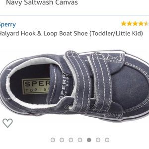 Bnwbox Halyard Hook & Loop Boat Shoe by Sperry